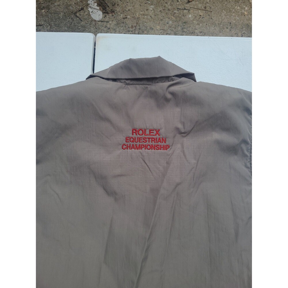 Vtg Rolex Equestrian Championship Puffer Vest Western Boink Made in USA - Picture 7 of 9